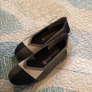 Rothy’s Black and White Colorblock